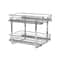 Household Essentials Glidez Chrome 2-Tier Cabinet Organizer